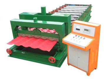 828 Metal Roof Tile Roll Forming Machine