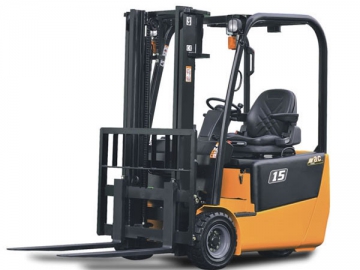 J Series 1-1.5T Forklift (Three Wheel, Rear Drive)
