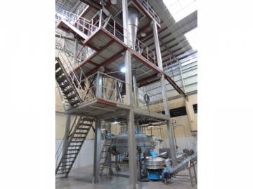 Integrated/Multi-stage Fluidized Bed Spray Dryer