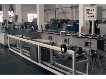 Precision wire protection tube extrusion line