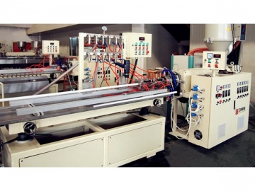 PC,PMMA,PS lampshade extrusion line