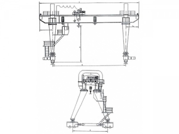 Industrial Heavy Duty Gantry Crane