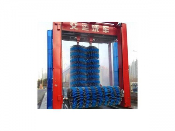 Bus Wash Equipment with Rollover 3 Brushes