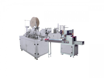 HD-0426 Automatic Production Line for 4 ply Earloop Mask with Packaging Unit