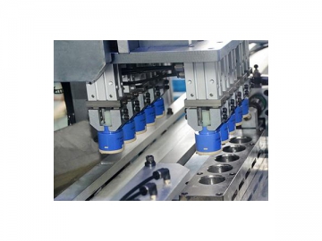 Mixed water ceramic valve core automatic assembly + vacuum inspection line