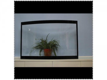 Curved Glass Glass Painting Service