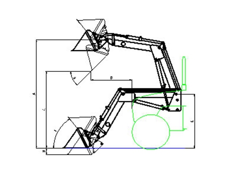 Front Loader and Rear Excavator