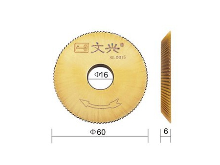 100T Double Angle Titanium Key Machine Cutter 0015