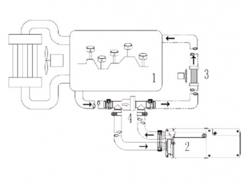 Truck Parking Water Heater