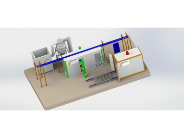 Small Powder Coating Line Layout