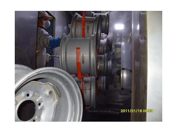 Car Wheel Rim Powder Coating Line