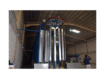 Aluminum Profiles Vertical Powder Coating Line