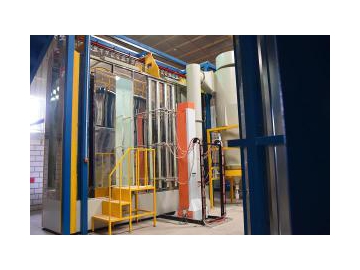 Aluminum Profiles Vertical Powder Coating Line