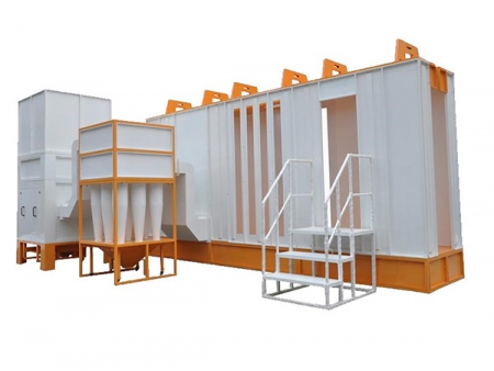 Multi Cyclone Powder Coating Booth