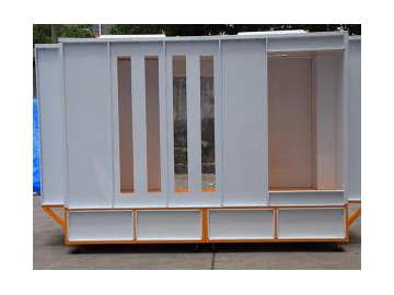 Tunnel Powder Coating Booth COLO-S-3145