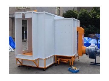 Tunnel Powder Coating Booth COLO-S-3145