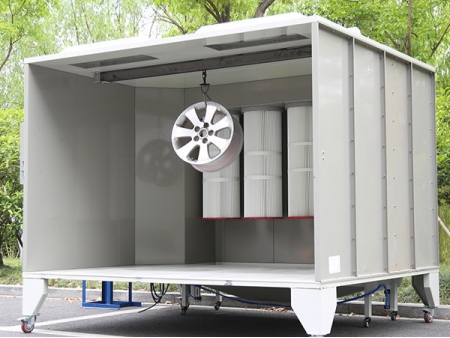 Batch Powder Coating Paint Booth