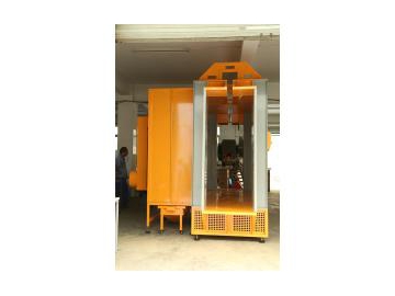 Pass-Through Spray Booth