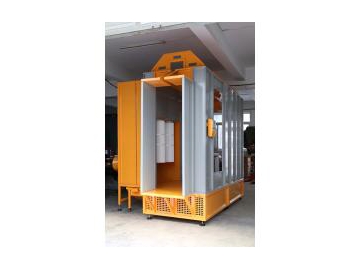 Pass-Through Spray Booth