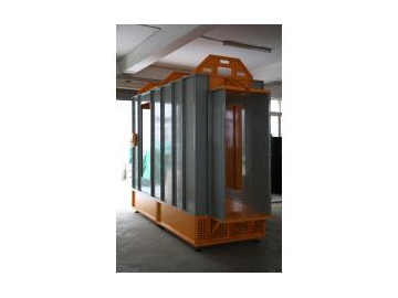 Pass-Through Spray Booth