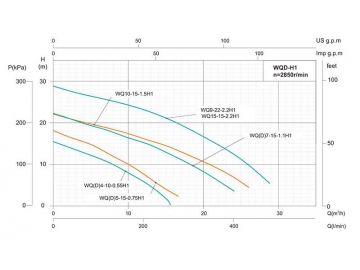 WQ(D)-H1 Submersible Sewage Pump