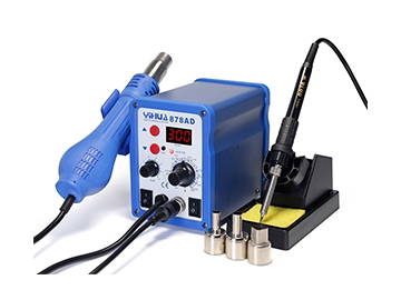 YIHUA-878/878A/878AD/878D Series Hot Air Rework Station with Soldering Iron