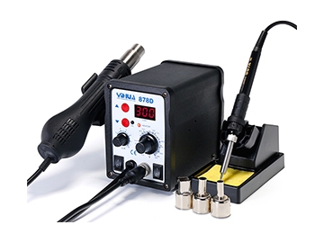 YIHUA-878/878A/878AD/878D Series Hot Air Rework Station with Soldering Iron