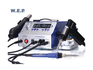 4 In 1 Desoldering Soldering Iron Rework Station with Hot Air Gun Sucker / Tin Gun Suction Pen, Item WEP-948-II