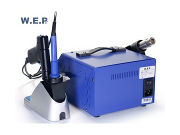 4 In 1 Desoldering Soldering Iron Rework Station with Hot Air Gun Sucker / Tin Gun Suction Pen, Item WEP-948-II