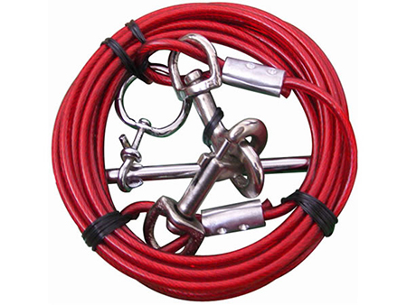Dog Tie Out Cable-up to 80lbs