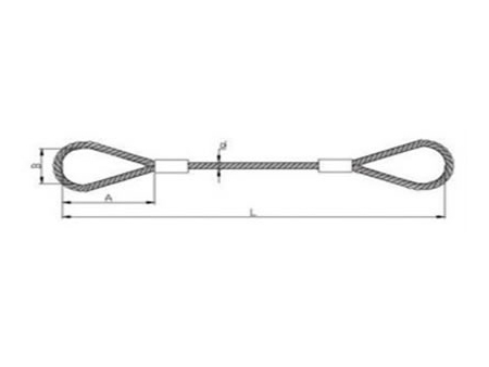 Pressed Steel Wire Rope Sling