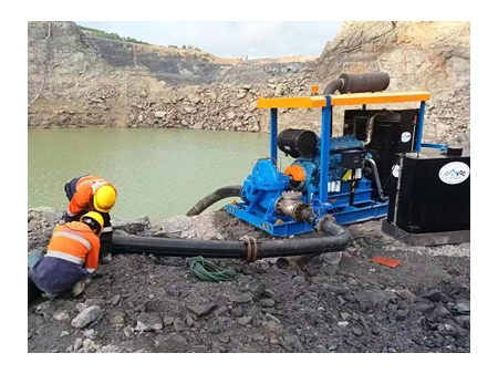 High-Capacity and High-Head Drainage Pump of Mine in Laos