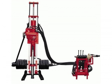 KSZ100 Fully Pneumatic DTH Drilling Rig