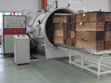 Vacuum Kiln, 25 Cube Vacuum Dryer Machine  For Large Section Timber Drying