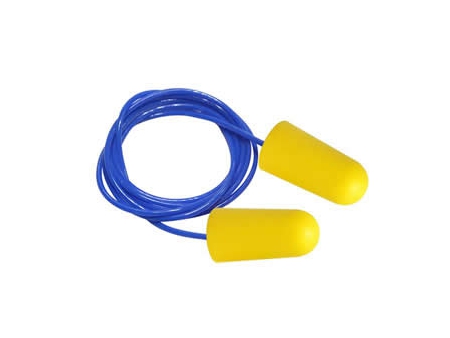 Corded Polyurethane Foam Earplug, EC-1001A-C PU Earplug