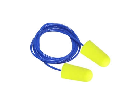 Corded Polyurethane Foam Earplug, EC-1001A-C PU Earplug