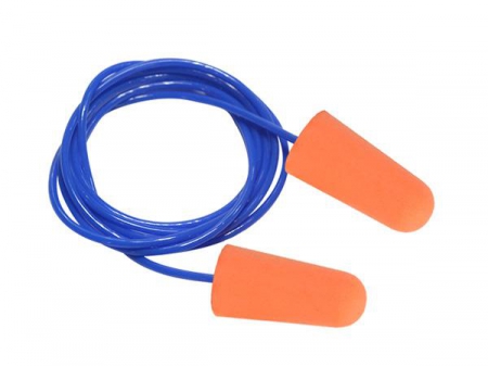 Corded Foam Earplug, EC-1003A-C PU Earplug