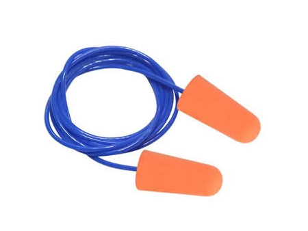 Corded Foam Earplug, EC-1003A-C PU Earplug