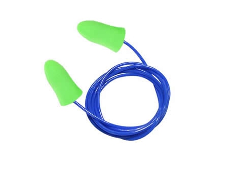 Corded Foam Polyurethane Earplug, EC-1006A-C PU Earplug