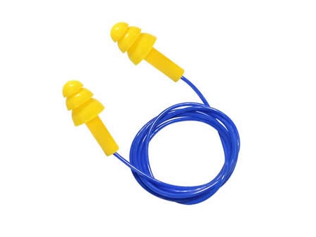 Silicone Metal Detectable Earplug, EC-2001C Reusable Earplug