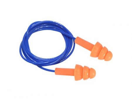 Silicone Metal Detectable Earplug, EC-2001C Reusable Earplug