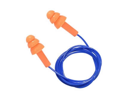 Silicone Metal Detectable Earplug, EC-2001C Reusable Earplug