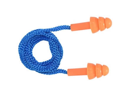 Silicone Metal Detectable Earplug, EC-2001C Reusable Earplug