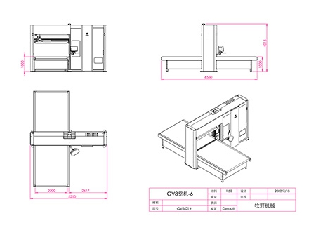 Foam Cutter (Vertical Continuous Blade CNC Contour Cutting Machine, Model GV8)