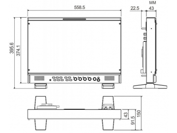 TL-B2400HD Desktop 23.8 Inch Broadcast Monitor, LCD Monitor