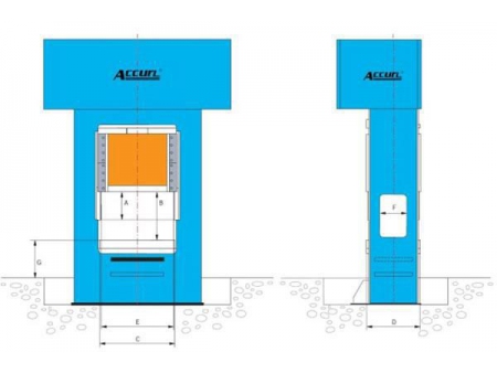 H Frame Hydraulic Compression Moulding Press