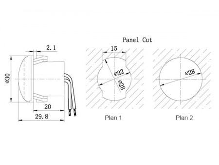 Front Position Lamp/ Front End-Outline Marker Lamp