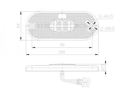 Front Position Lamp/ Front End-Outline Marker Lamp