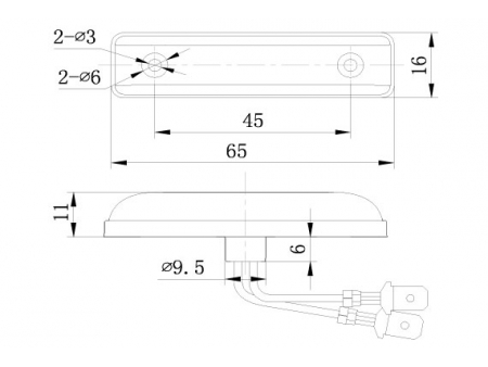Front Position Lamp/ Front End-Outline Marker Lamp