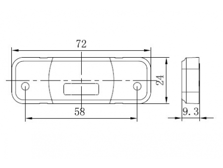 Front Position Lamp/ Front End-Outline Marker Lamp